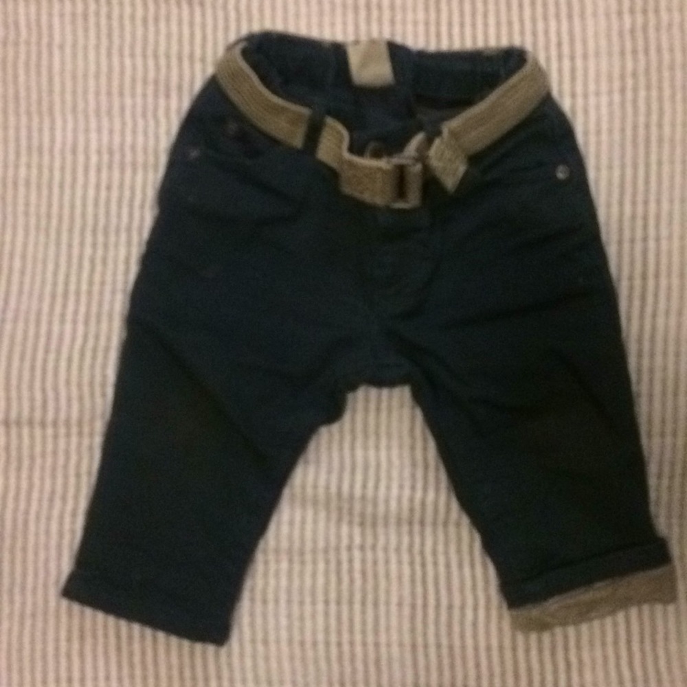 H&M trouser pants with belt